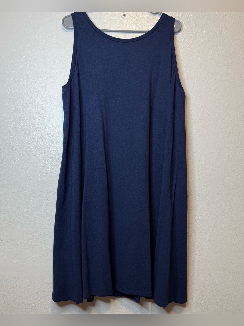 Loft Navy Sleeveless Dress With Sweet Knot Tie Back Detail Size XXL New Coastal